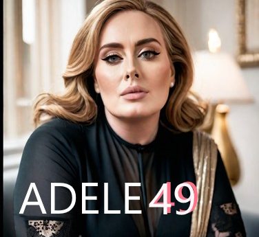 AI manipulated image of Adele aged 50