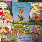 Collection of children's books.