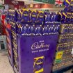 A large crate of Cadbury's chocolate eggs